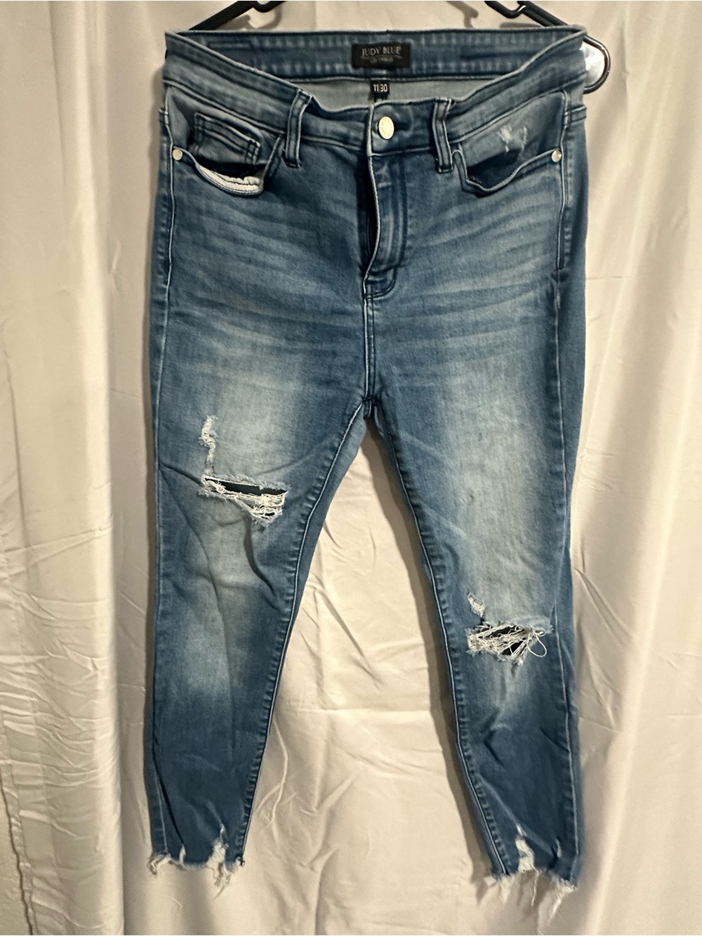 Judy Blue High-Rise Distressed Skinny Jeans